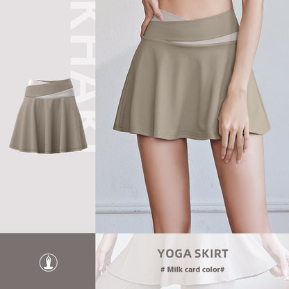 Skorts Quick Drying Fitness Skirt Built In Shorts Active Trend