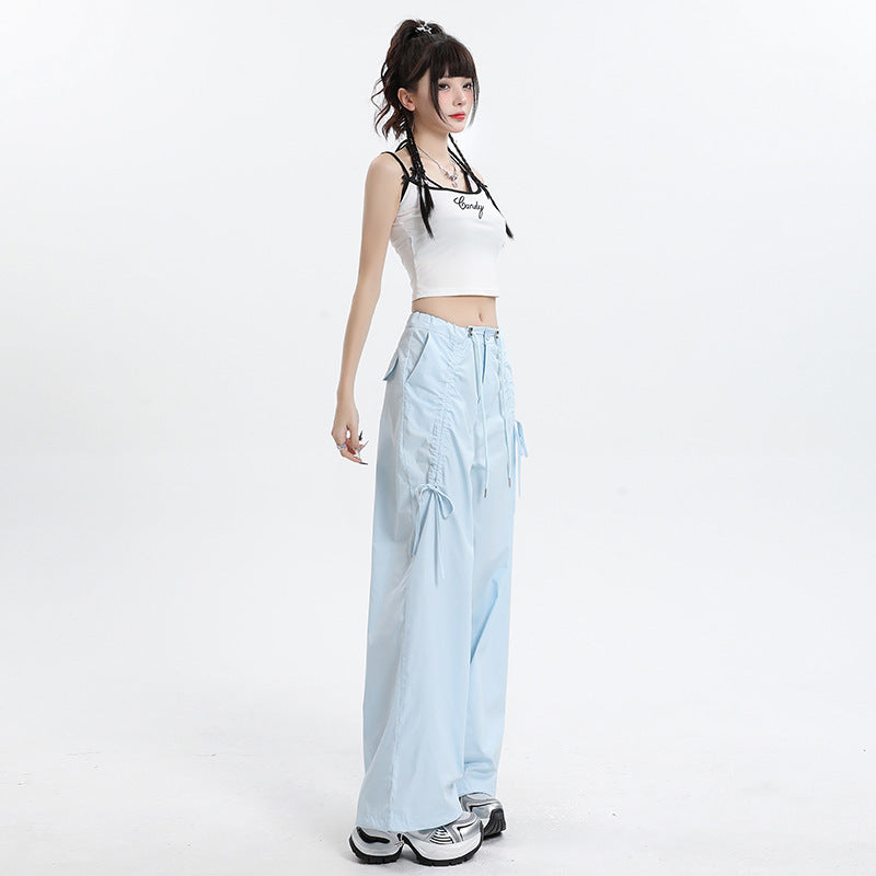 Baggy Wide Leg Women Cargo Pants