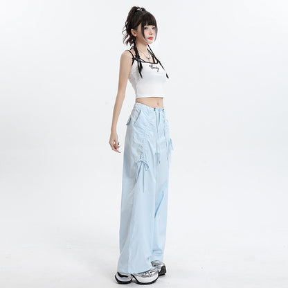 Baggy Wide Leg Women Cargo Pants