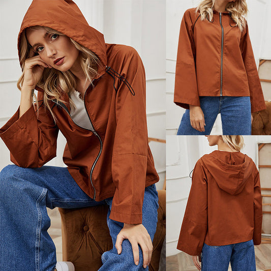 Windshield Baseball Uniform Loose Zip Cardigan – Jackets for Women & Casual Street Style Outfits