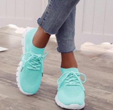 Women’s Flying Knit Casual Sneakers | Lightweight Summer Mesh Shoes