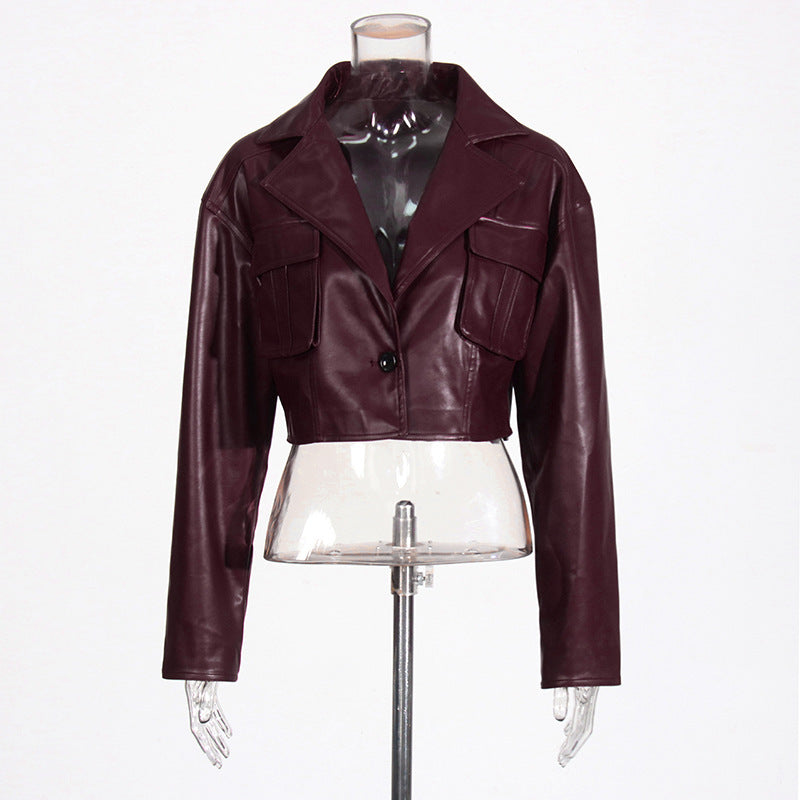 Womens Loose Style Cropped Jackets