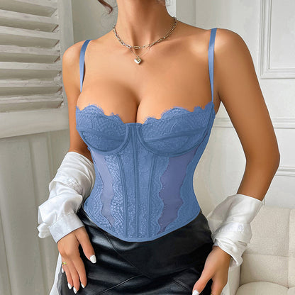 Women s Summer Camisole Tank Tops Sleeveless Cotton Bustier Unpadded Bandeau Bra Vest Seamless Crop Top