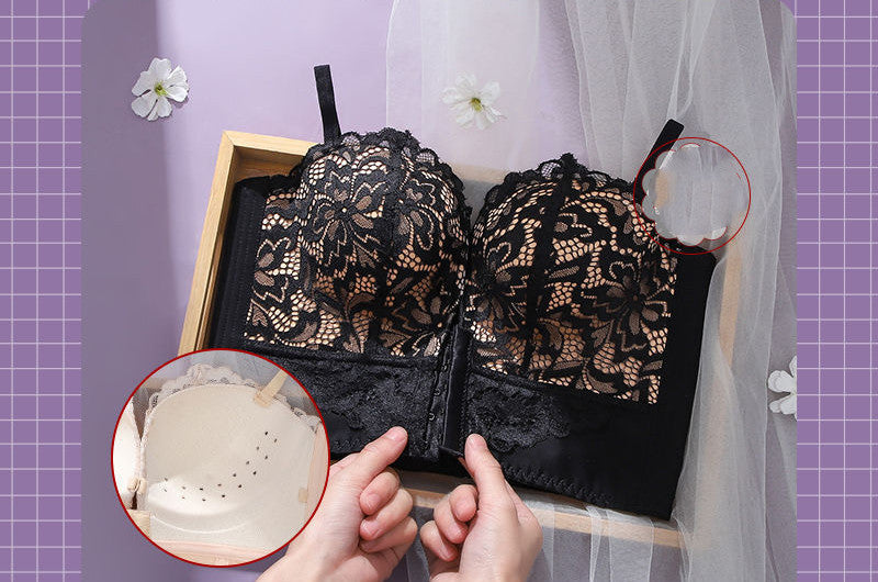 Full Support Non Slip Convertible Bandeau Strapless Bra
