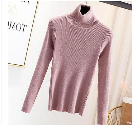 Tight Pullover Turtleneck Sweater – Sleek Fit & Cozy Texture