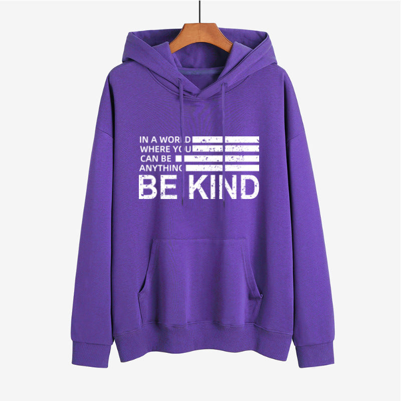 Bible Be Kind Hoodie – Cozy Faith-Inspired Fleece for Women