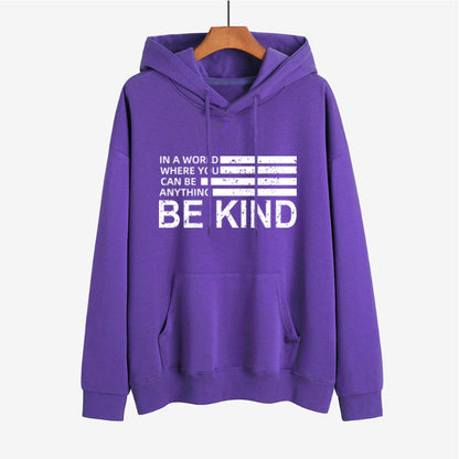 Bible Be Kind Hoodie – Cozy Faith-Inspired Fleece for Women