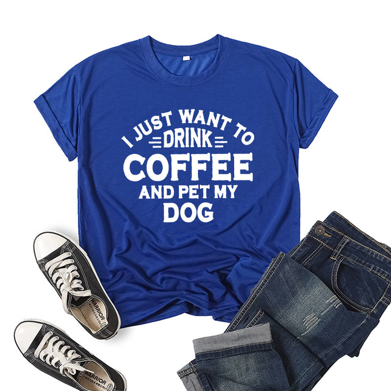 Rules For Monday Printed O Neck T Shirts For Women