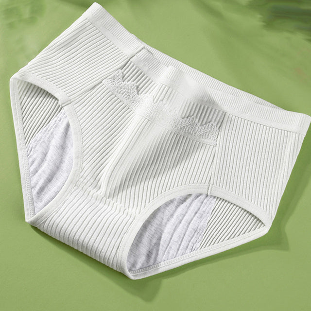 High-Waist Menstrual Panties – Plus Size Period Briefs with Breathable Modal Fabric & Full Coverage Comfort