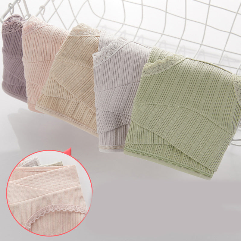 Ultra-Soft Maternity Panties – Mid-Waist Rabbit Hair Blend Briefs for Pregnancy Comfort & Everyday Wear