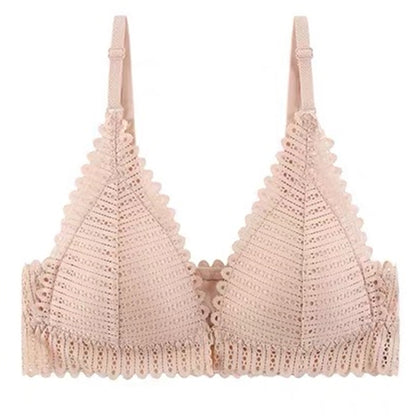 Gathering Bra – Thin Cotton Cups & Wire-Free Comfort
