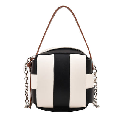 Sleek PU Leather Handbag Magnetic Buckle One-Shoulder Crossbody