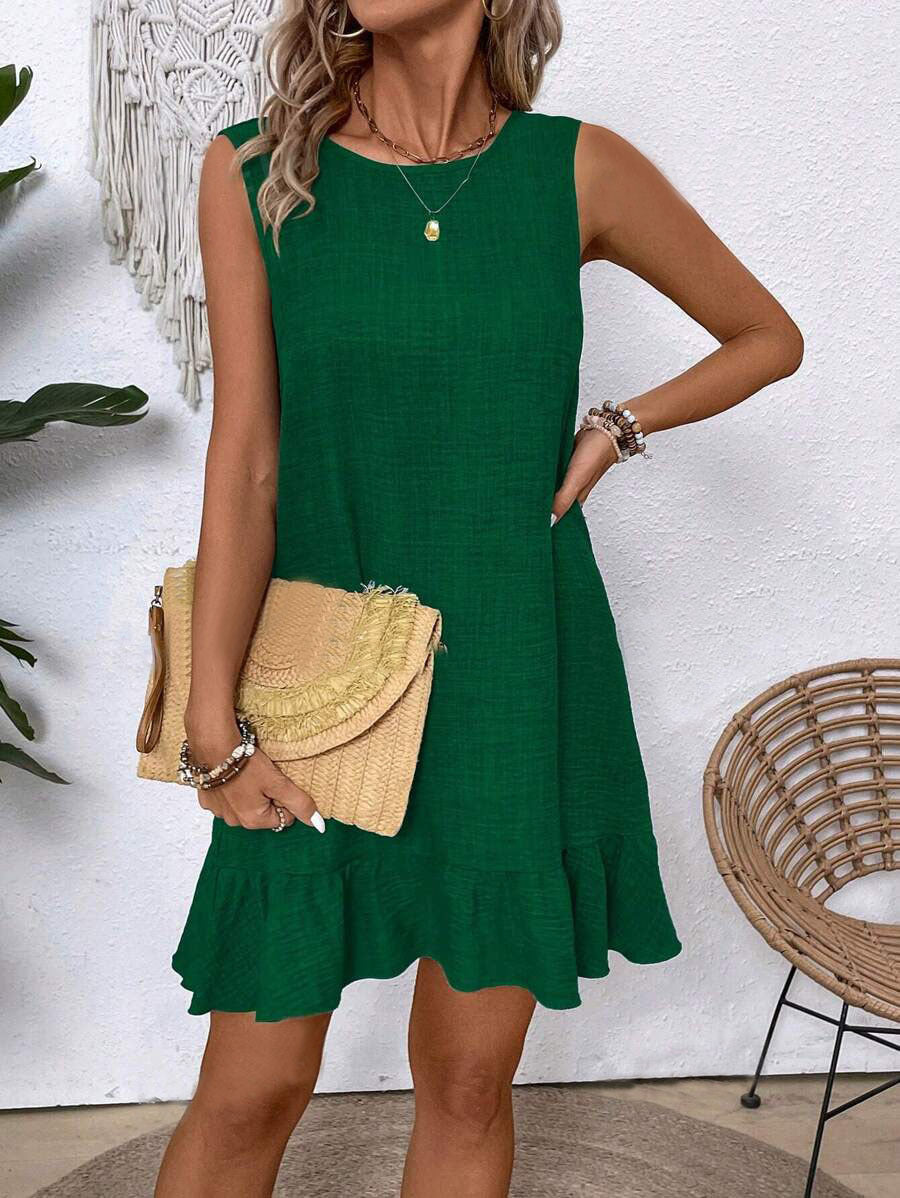 Ruffle Beach Dress | Summer Casual Dress & Vacation Outfit for Women