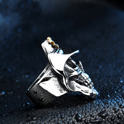 Cowboy Hat Creative Skull Ring