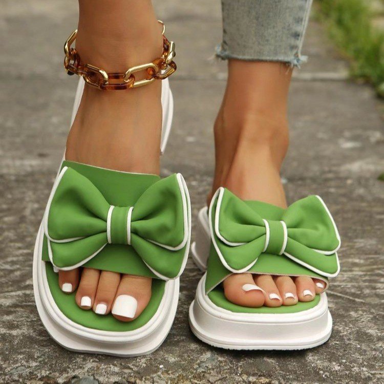 Soft Touch Flat Platform Women Designer Slippers