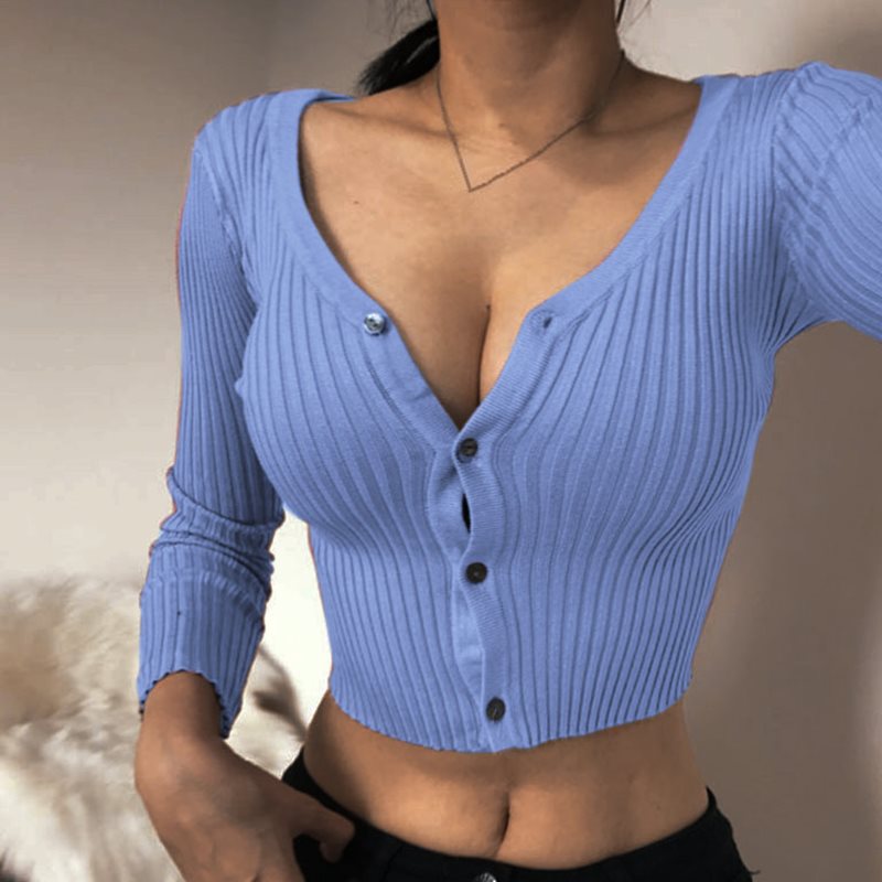 Womens Slash Neck Slim Sweaters