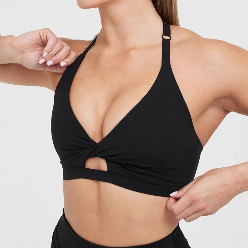 High-Grade Yoga Sports Bras – Shockproof Support & Stylish Design