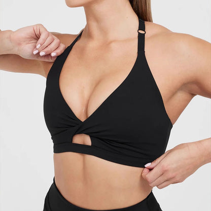 High-Grade Yoga Sports Bras – Shockproof Support & Stylish Design