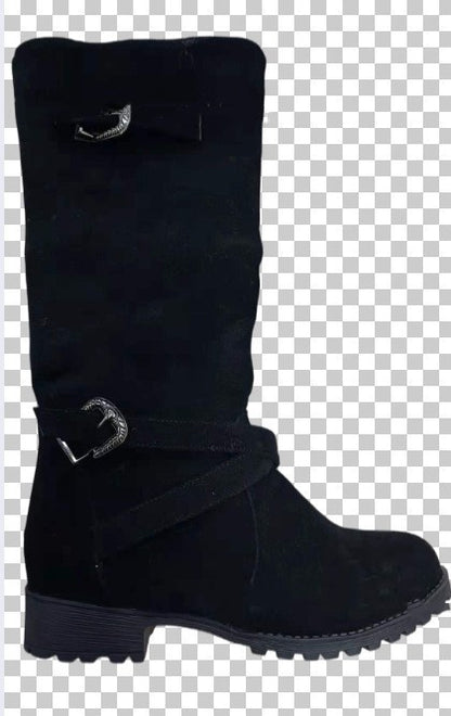 Elegant Long Suede Fashion Boots for Women | High Shaft Statement Winter Boots