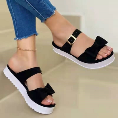 Casual Thick Bottom Platform Comfortable Women Outdoor Summer Slipper