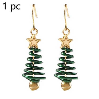 Earrings Christmas Tree Star DIY Festive Design Jewelry Trend 2025