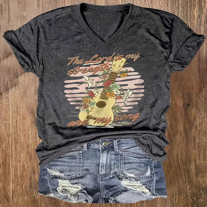 Women Music Planet Summer T Shirts