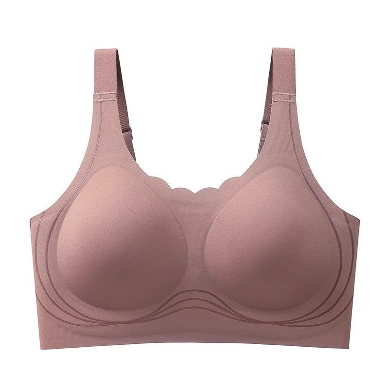 Wire Free Sexy Lace Bras Full Cup Plus Size Womens Underwear