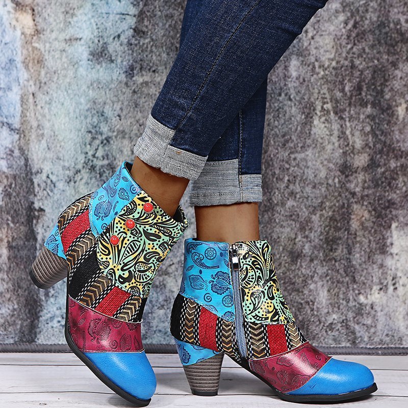 Bohemian Retro Style Women Tassels Ankle Boots