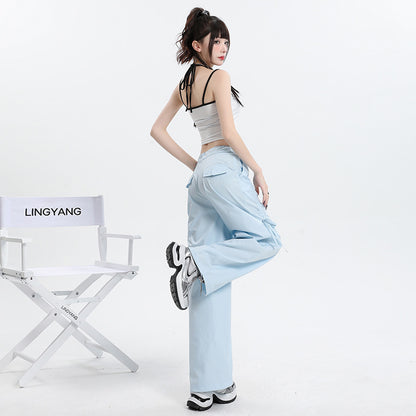 Baggy Wide Leg Women Cargo Pants