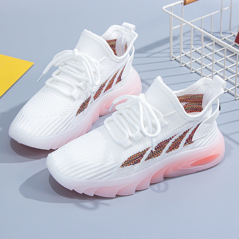 Women’s Sports Casual Sneakers | Stylish Cowhide Summer Shoes