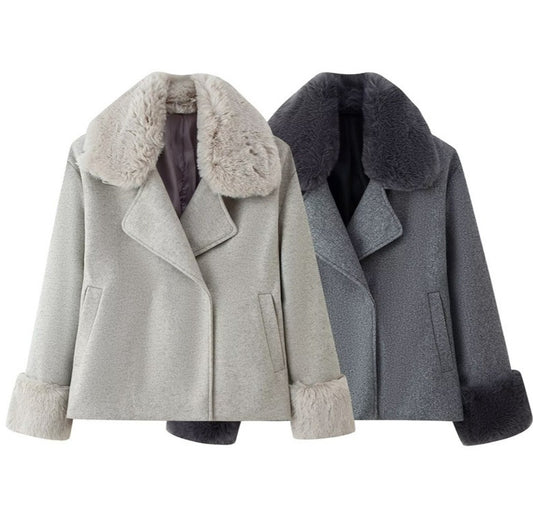 Autumn Classic Chic Casual Lapel Single Breasted Outwear Coat For Women