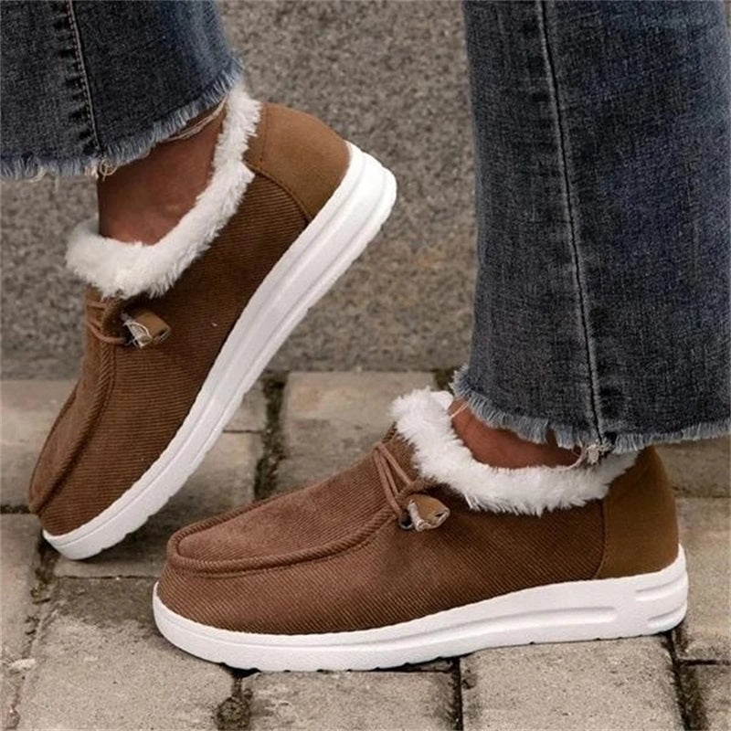 Womens Soft Puffy Waterproof Snow Ankle Boots Shoes
