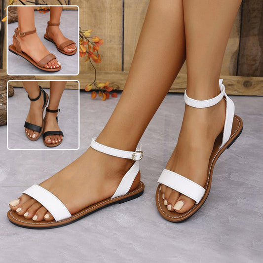 Buckle Strap Design Women Gladiator Sandals