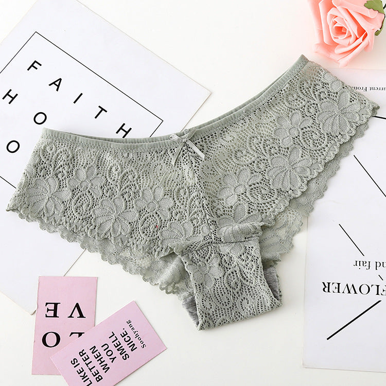 Olives Tanga Panties – French Lace Intimates with Breathable Cotton Comfort & Everyday Elegance