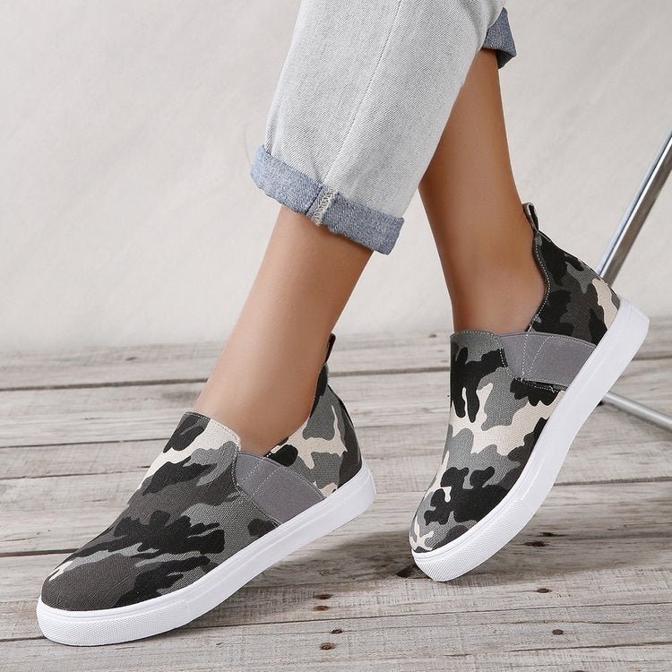 Womens Big Size Leopard Pattern Summer Shoes