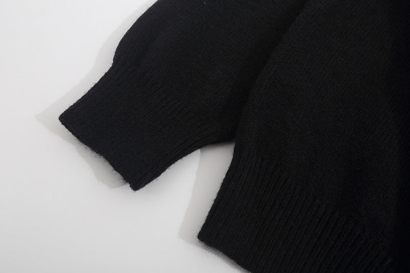 Jacquard Panda Print Cotton Sweater – Cozy & Cute Pullover