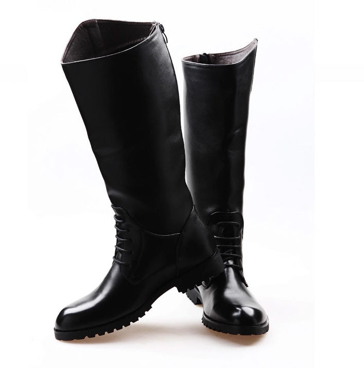 Unisex Waterproof Horse Riding Boots | Long PU Leather Equestrian & Streetwear Boots