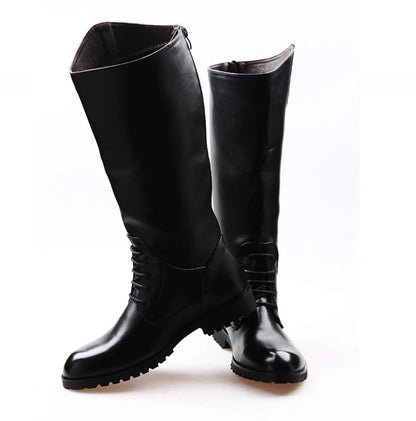 Unisex Waterproof Horse Riding Boots | Long PU Leather Equestrian & Streetwear Boots