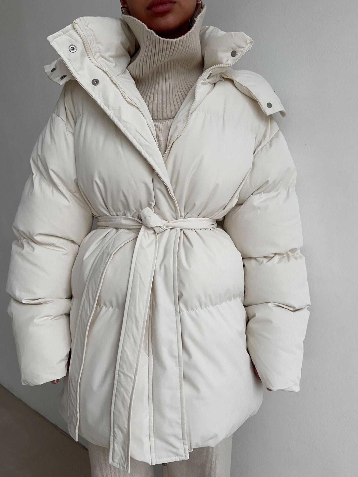 Cotton Filling Long Winter Coats