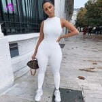 Off Shoulder Sexy Skinny Women Jumpsuit
