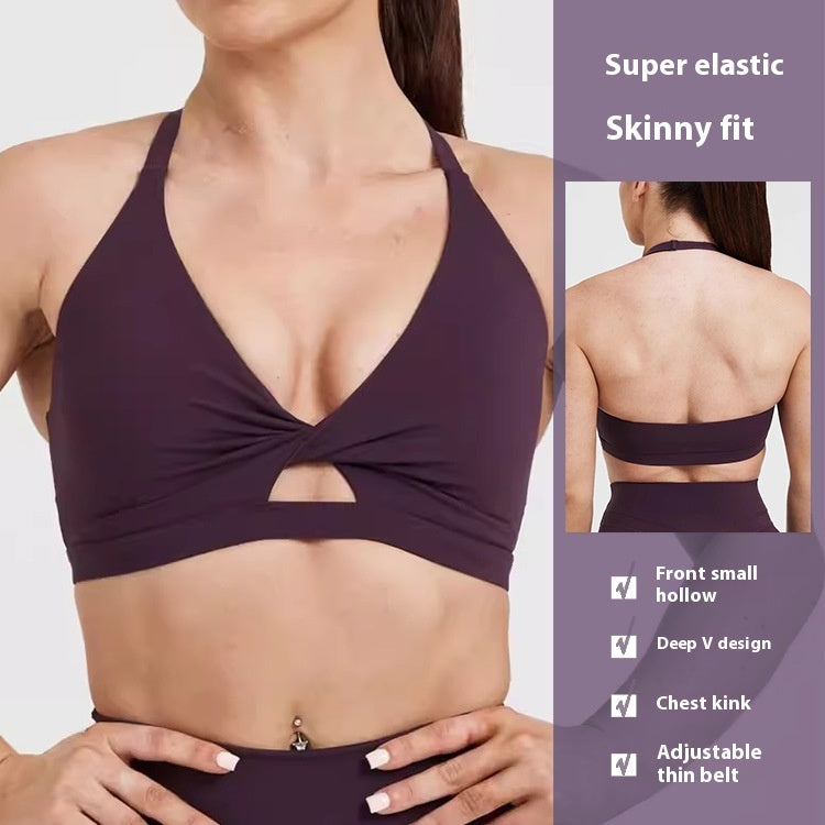 High-Grade Yoga Sports Bras – Shockproof Support & Stylish Design