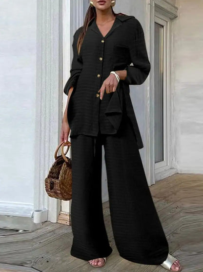 Leopard Print Loose Top & Pants Two-Piece Outfit Set | Bold Style 2025 Aesthetic