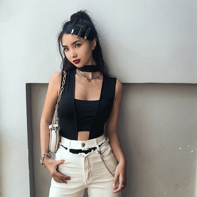 Women Ethnic Style Square Neck Sleeveless Jumpsuits