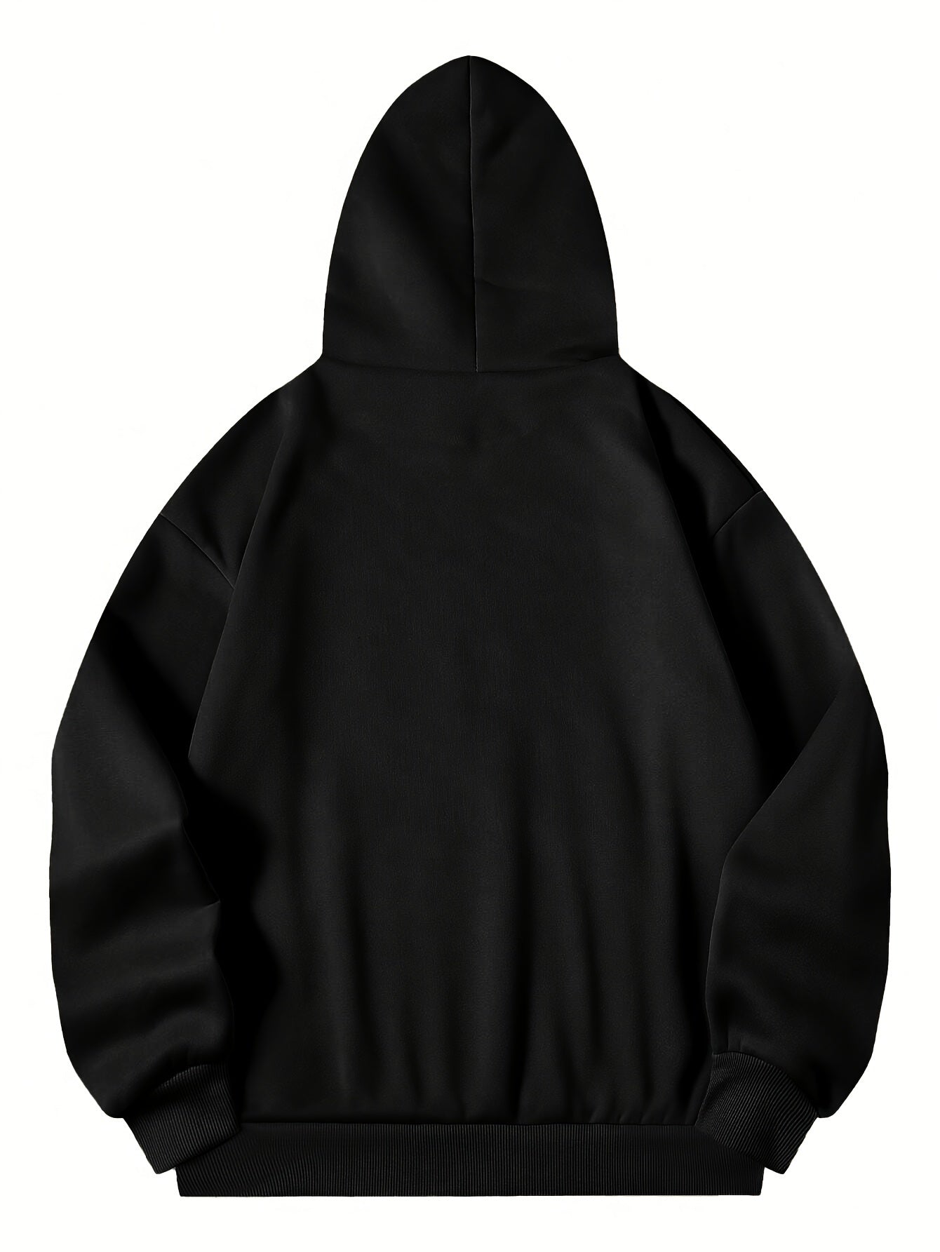 Men’s “DOG MOM” Letter Print Hoodie – Street Style Pullover with Kangaroo Pocket