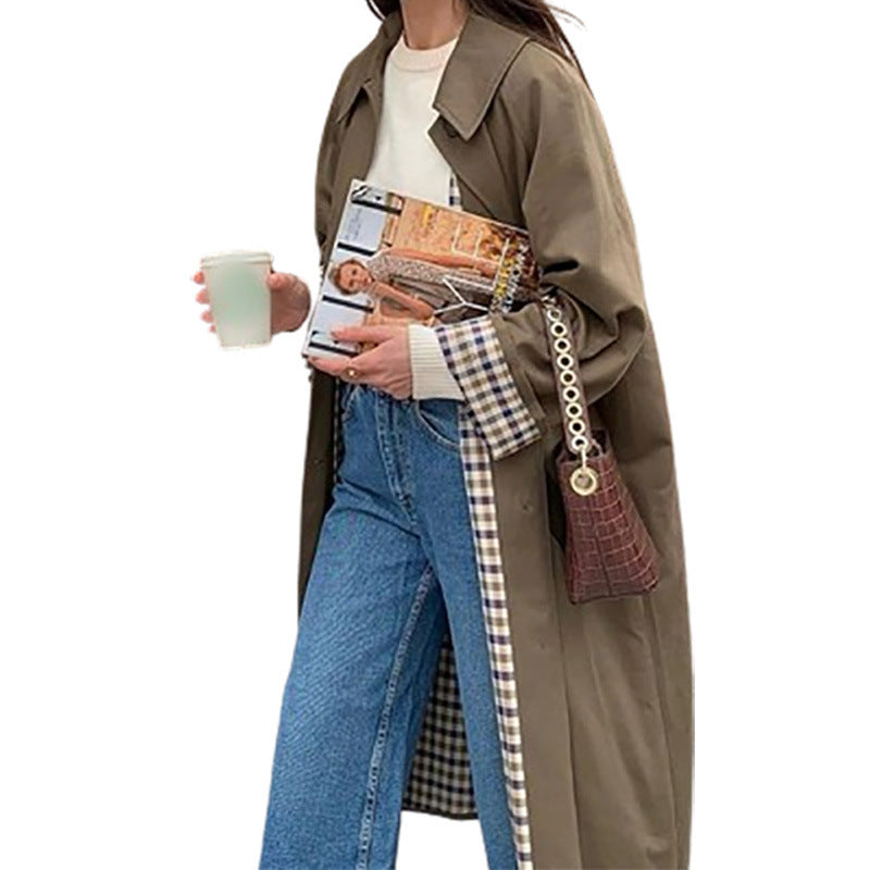 Fashion Long Button Trench Coat – Trench Coats Women Outfit Classy & Elegant Daily Outfits