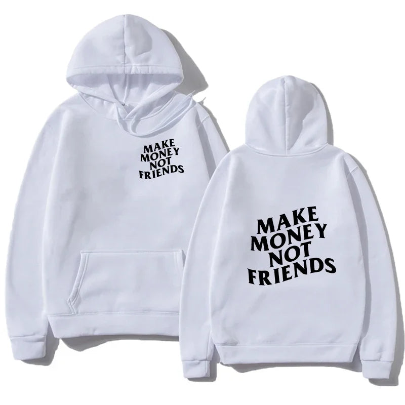 Funny "Need Money" Letter Print Hoodie – Oversized Sweatshirt for Men & Women, Casual Streetwear