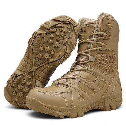 Men's Waterproof Military Combat Boots for Hiking Mountaineering & Outdoor Training
