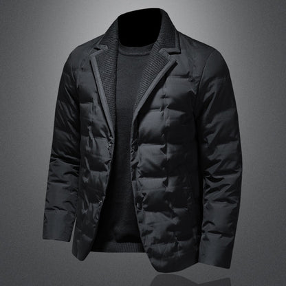 Winter Woolen Jacket For Men Thick And Stylish Autumn Outerwear With Patch Pockets