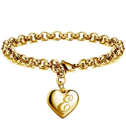 Womens Stainless Steel Gold Silver Link Bracelet