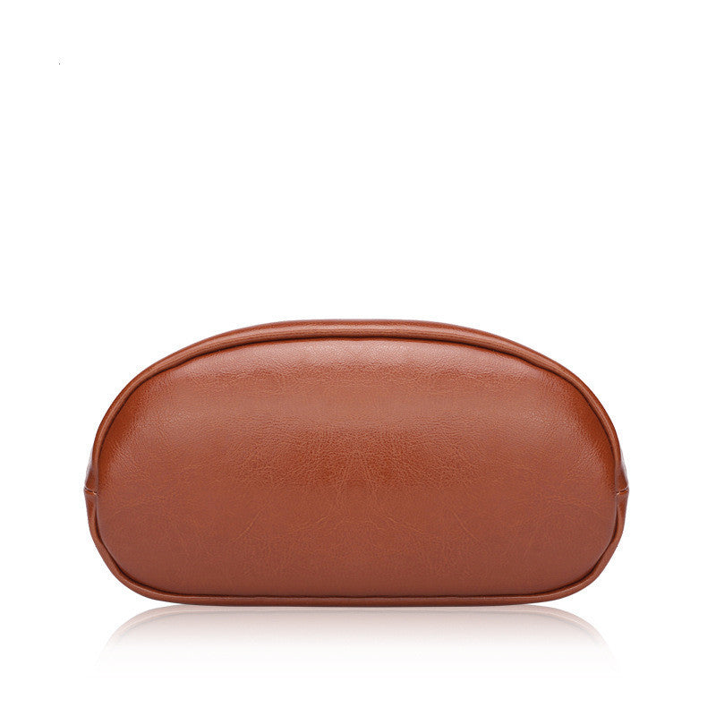 Versatile 5-in-1 Leather Bag Set Backpack Crossbody Shoulder